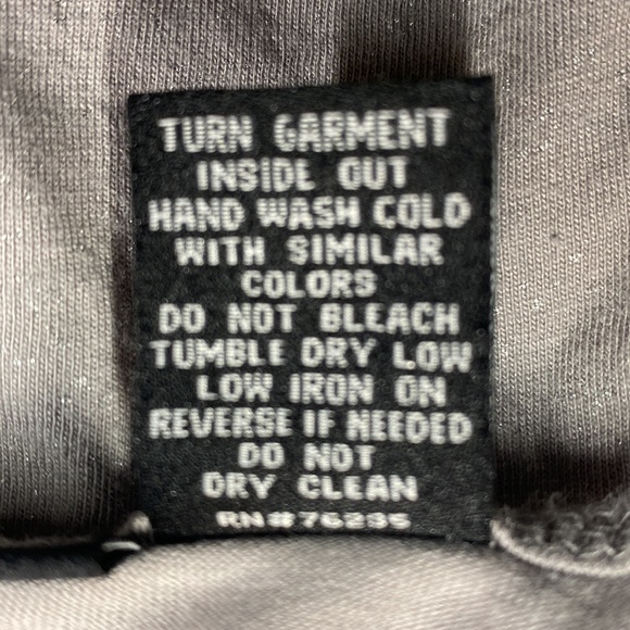 EUC Bay Studio taupe sheen top with exposed back zipper. - Picture 7 of 8